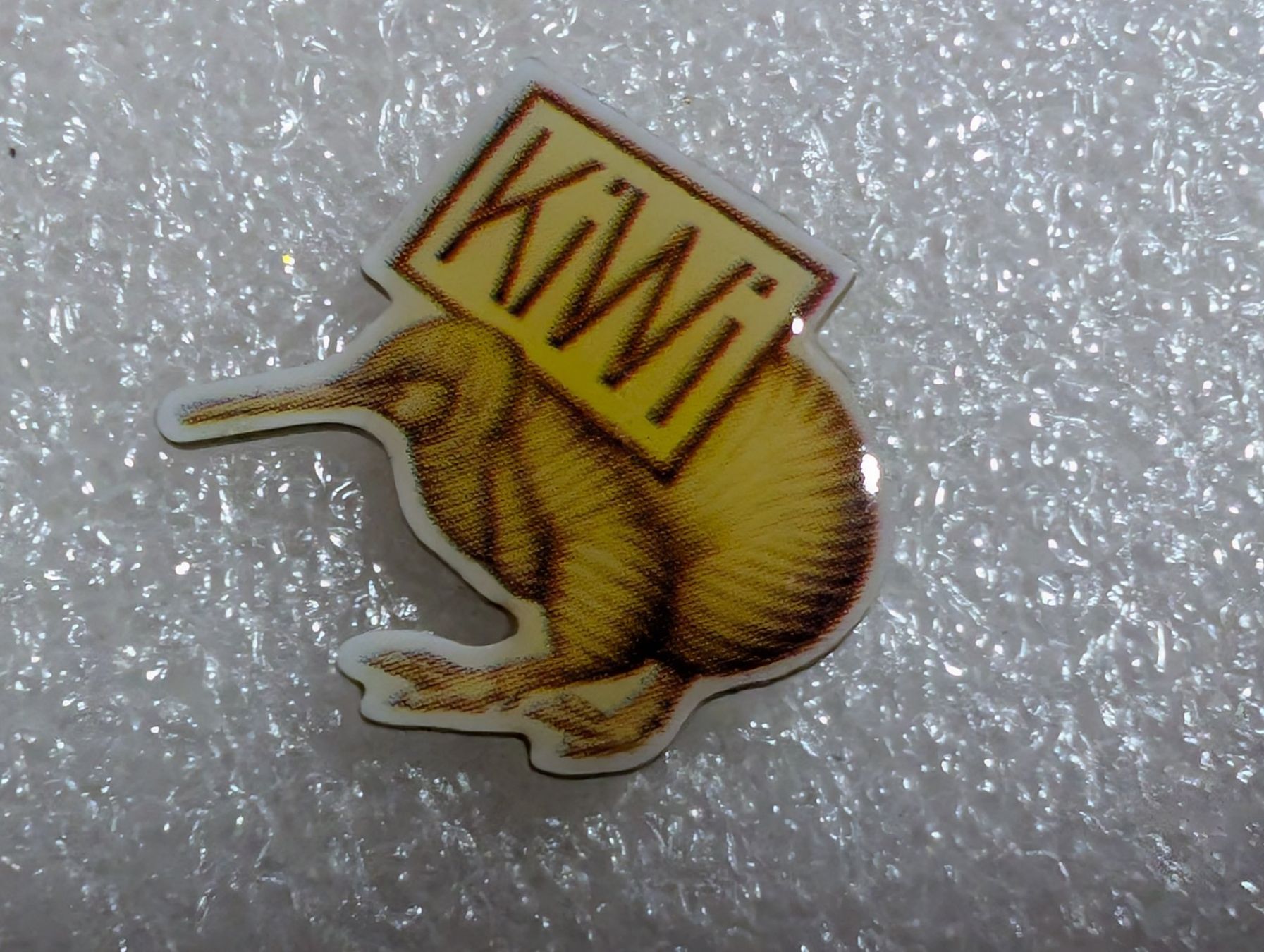 Plaketten & Abzeichen: Ansteckpin 245: Kiwi – Gebraucht aus Oppligen von Pin-Fall-Shop