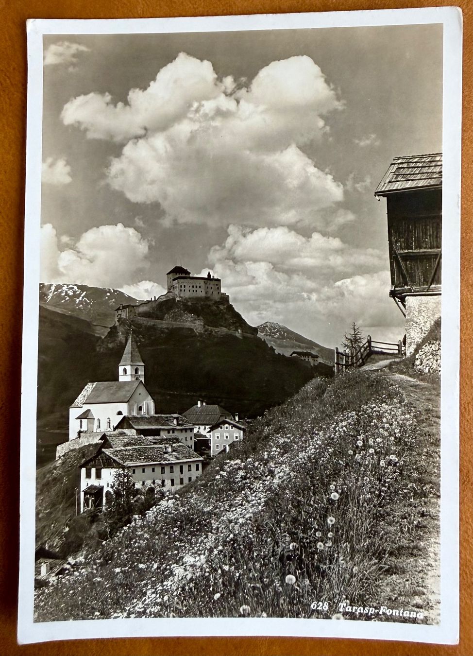Cartoline postali: Tarasp - Fontana. 1932 – Usato da Lutry venduto da Ediego