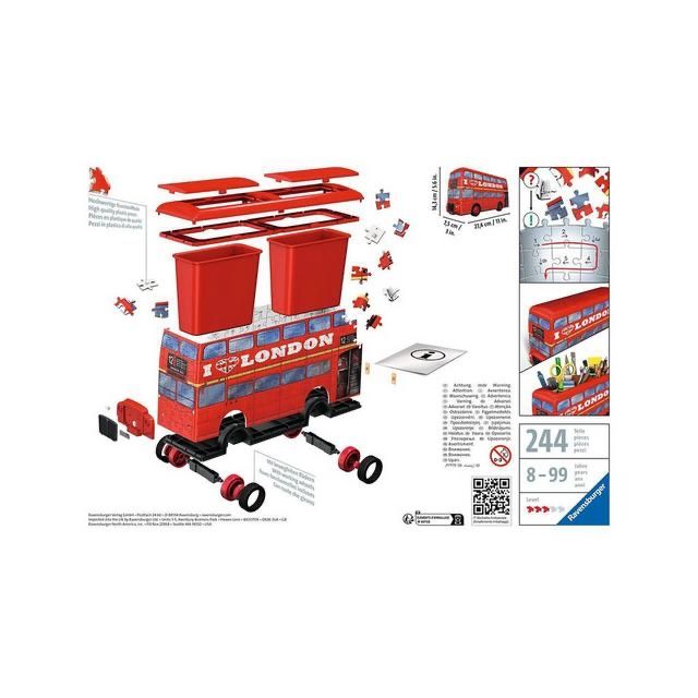 Ravensburger Puzzles: 3D Puzzle London Bus Ravensburger mit Stiftehalter – Gebraucht aus Zuchwil von simge_1907 1