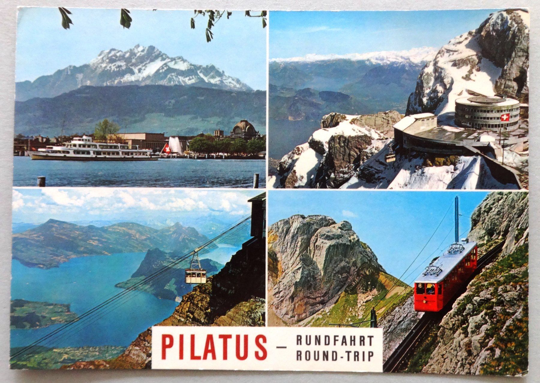 Cartoline postali: Pilatus - Rundfahrt – Usato da Fétigny venduto da Billy2miny