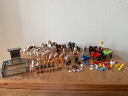 ★ Playmobil ★ Grosses Bauernhof-/Tier-Set (80+ Teile)