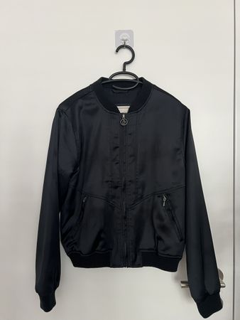 Schwarze Abercrombie & Fitch Bomberjacke