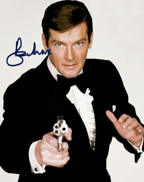 Autografi: Roger Moore - Autogramm - James Bond 007 – Nuovo (secondo la descrizione) da St. Niklausen LU venduto da Stefan_Bammert_Art