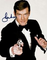 Roger Moore - Autogramm - James Bond 007