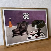 Cigar Lounge Moderne Kunst Vintage Schach Whiskey Bammert