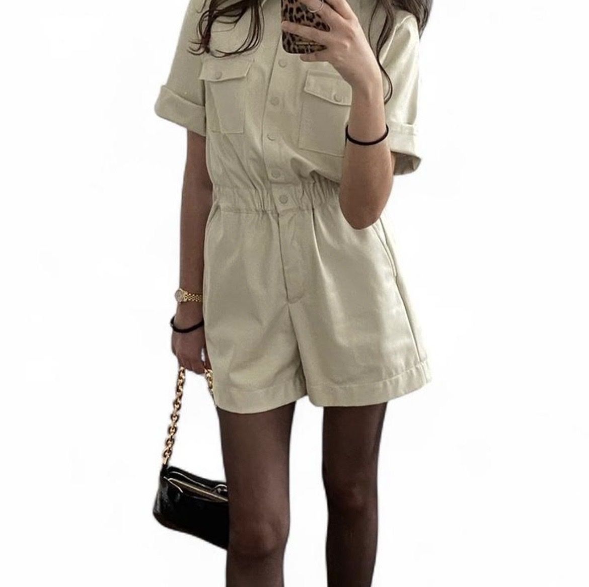 Pinko Jumpsuits: Pinko Jumpsuit Lederoptik – Neu (gemäss Beschreibung) aus Niederhasli von aleksandra.st 1