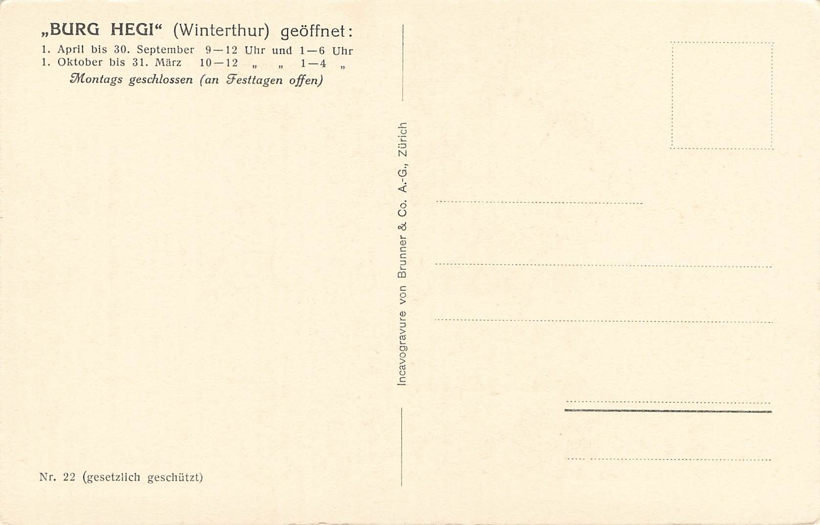 Cartoline postali: Winterthur – Usato da Biasca venduto da Blenio71 1