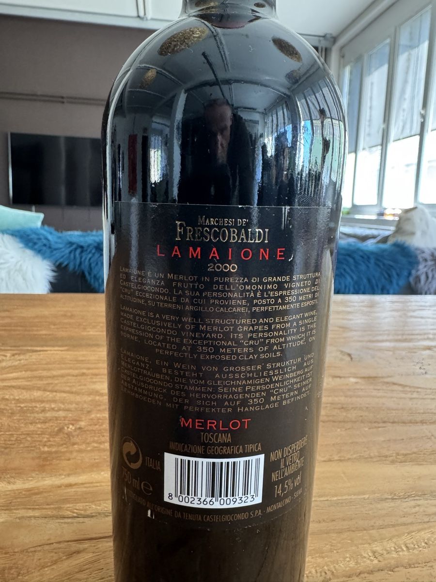 Vino: Rotwein Lamaione 2000 – Nuovo (secondo la descrizione) da Künten venduto da Spike17 3