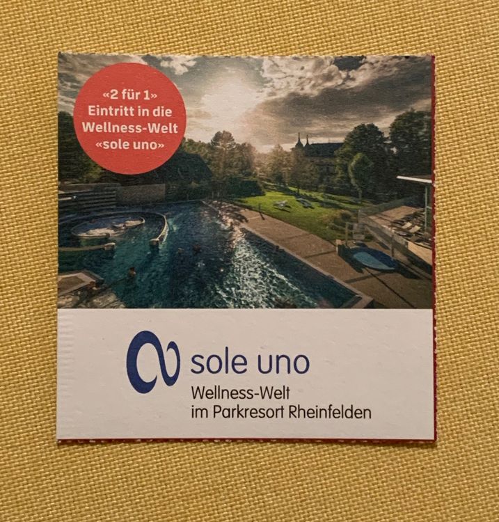 Sole Uno 2 für 1 Eintritt (auch für Tageskarte einlösbar) (Neu (gemäss ...
