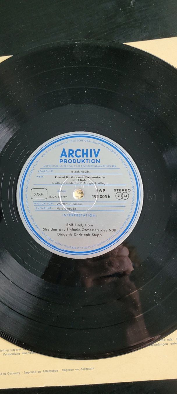 Dischi in vinile: Musikhistorisches Studio der Deut.Grammophon Gesellschaft – Usato da SCHÜBELBACH venduto da CoKaHa 3