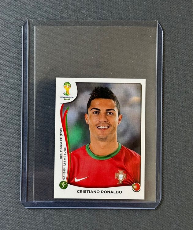 Panini FIFA World Cup / WM 2014 Cristiano Ronaldo Sticker (Neu (gemäss ...