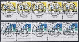 288-280 Streifen mit PP FD-Vollstempel Diessenhofen 10.5.05