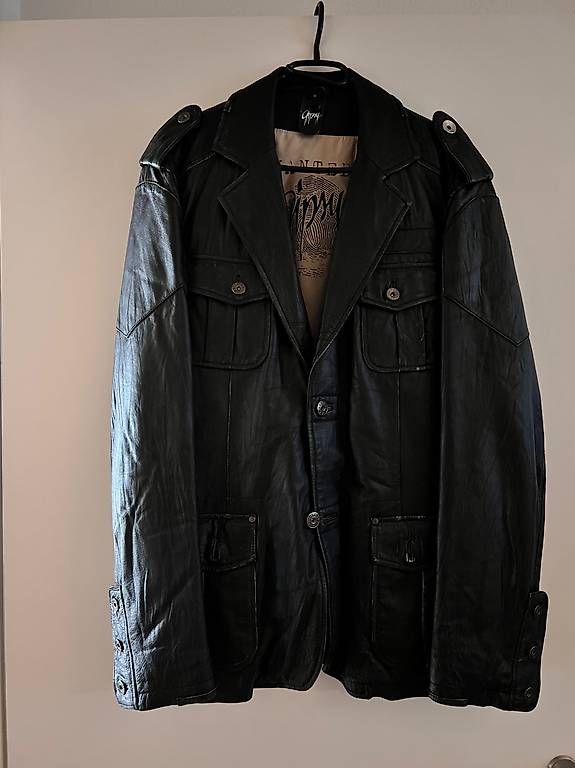 Vestes: Schwarze Gipsy Lederjacke – D'occasion à Luzern par CooperX