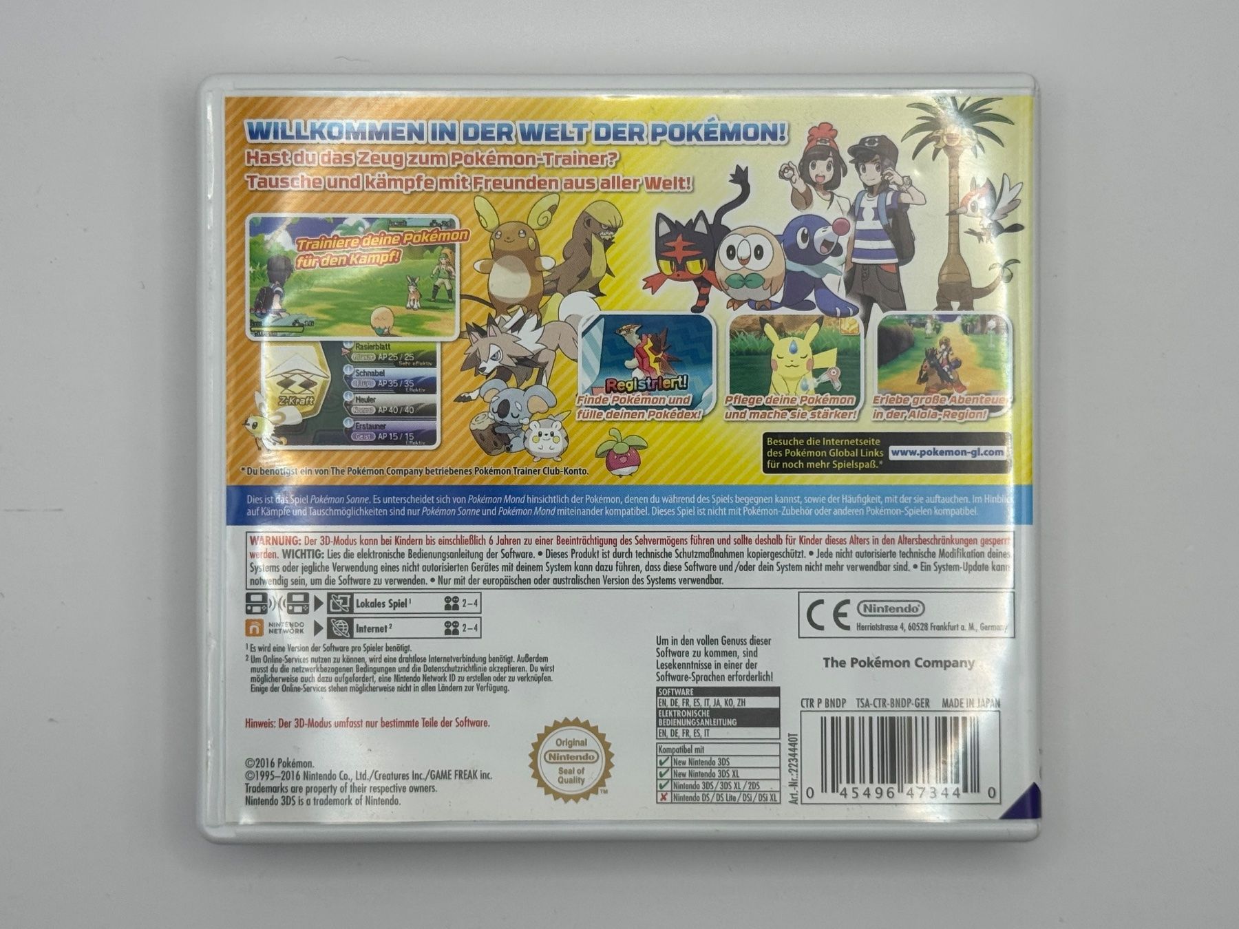 Nintendo Giochi: Nintendo 3DS Pokemon Sonne – Usato da Bettlach venduto da awi_7jcb 1