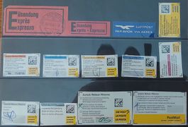 Etiquettes et notes à des fins postales pour la Suisse