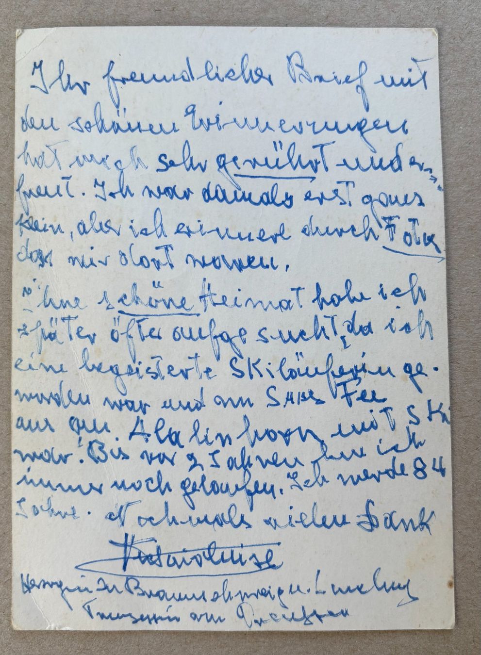 Autografi: VIKTORIA LUISA PRINZESSIN VON PREUSSEN – Usato da Ostermundigen venduto da Heavenmaus75 2