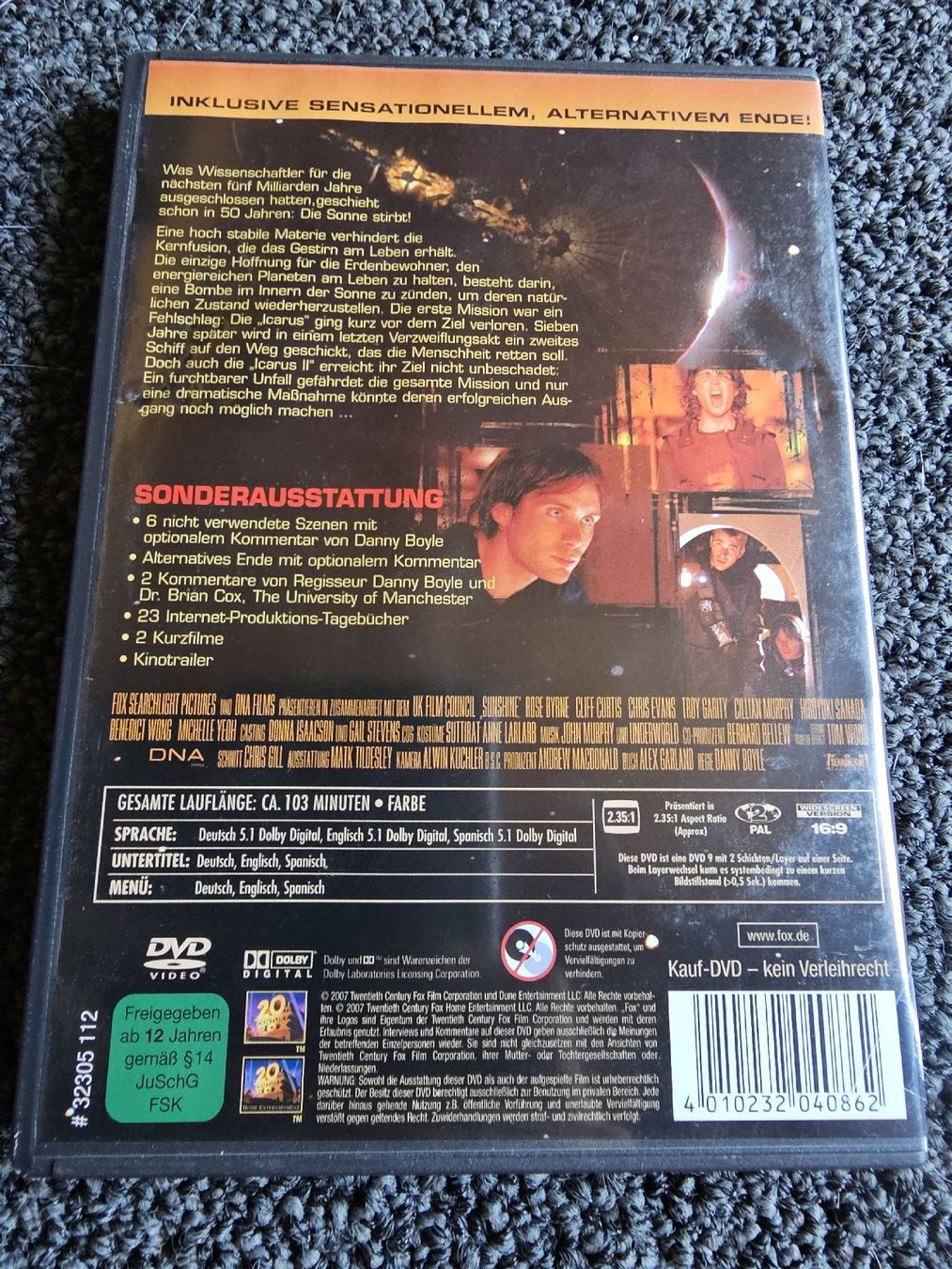 Alle DVDs: Sunshine (21459) – Gebraucht aus Ruswil von jan_bxl5 1