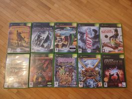 Lot de 10 jeux Xbox complet 