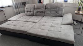 Schwarz-Silbernes Sofa