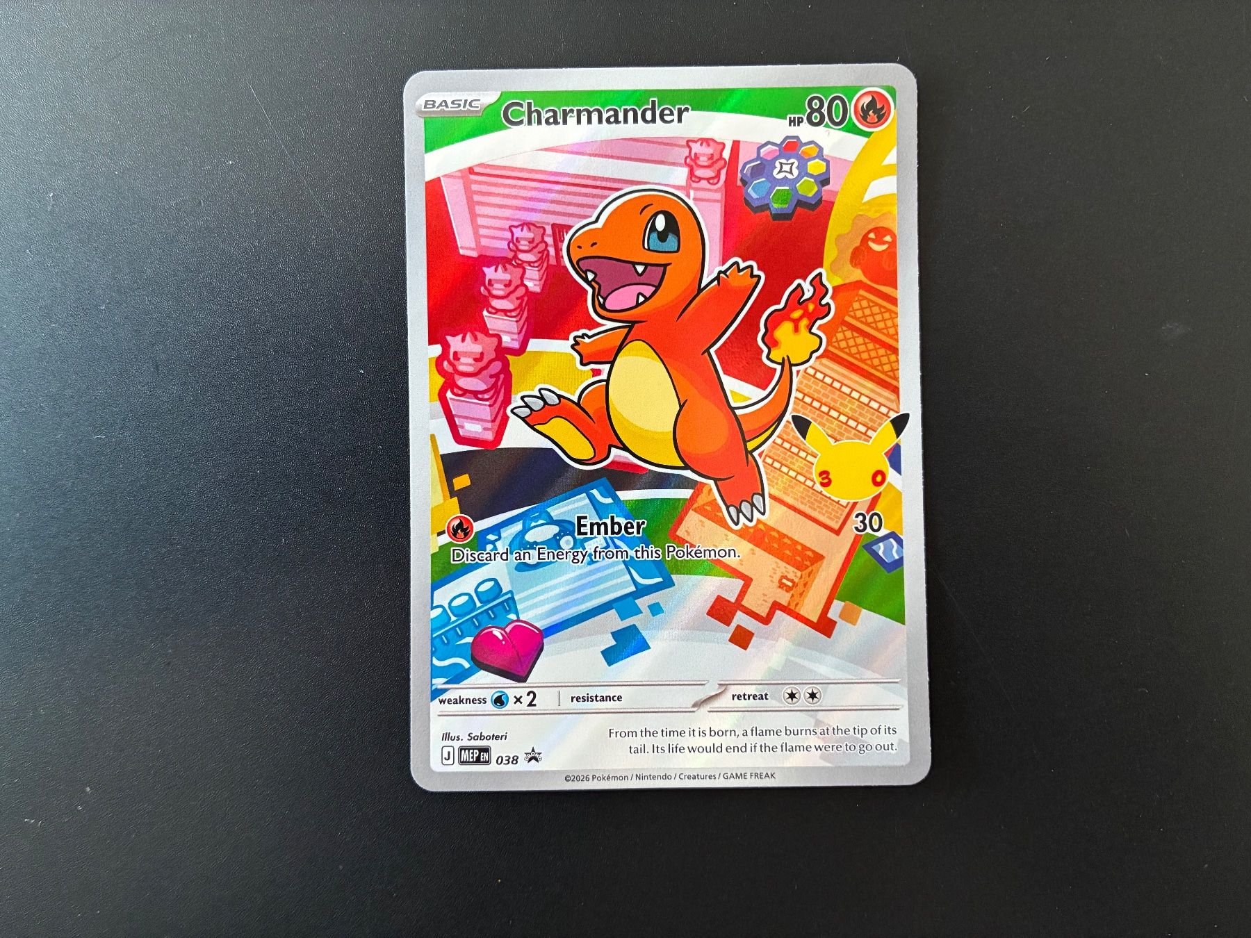 Pokémon Cartes à collectionner: Charmander - MEP 038 - Mega Evolution Promos - en – Neuf (Voir description) à Hütten par yve_tf69
