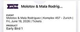 Molotov & Mala Rodriguez | 19. Juni 2026 | Ticket