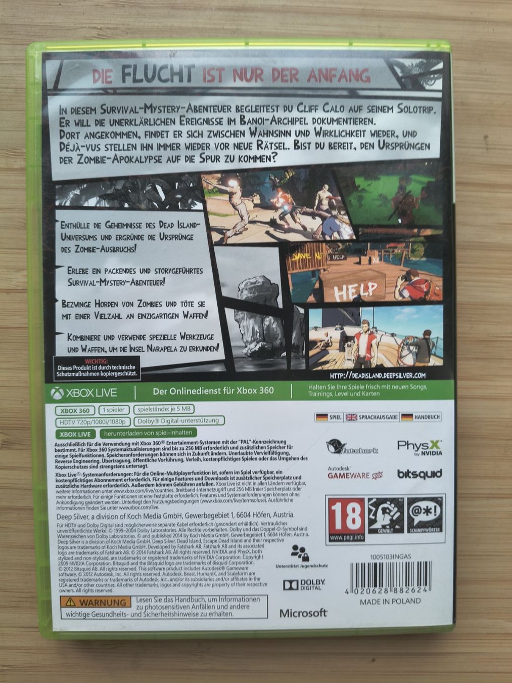 Spiele: Escape Dead Island (XBox 360) – Gebraucht aus Riedholz von ste_96cd 1
