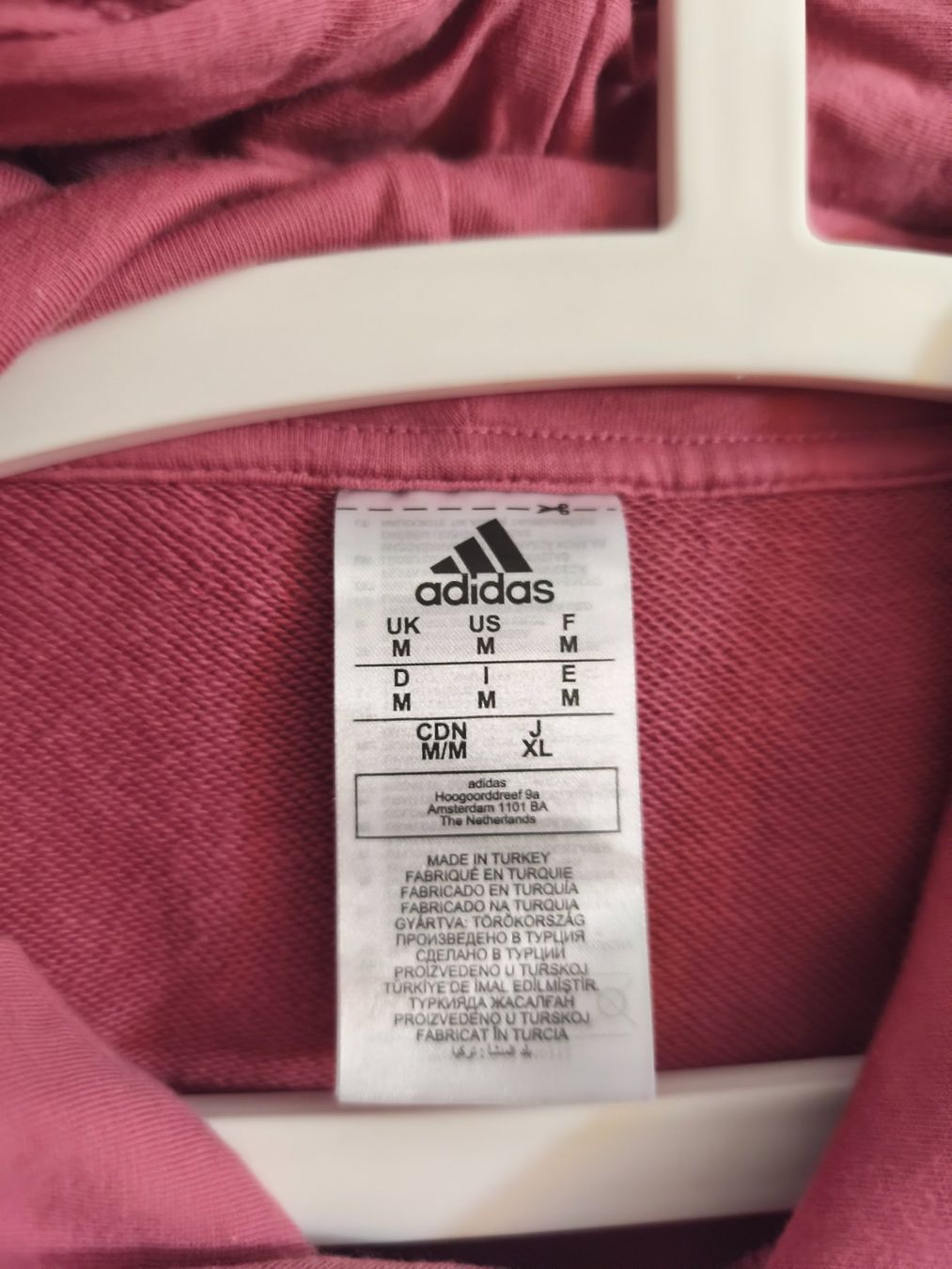 Adidas Maglioni & Felpe: adidas Damen Kapuzenpullover Dunkel Rosa Gr.M – Usato da Uster venduto da zebralino 4