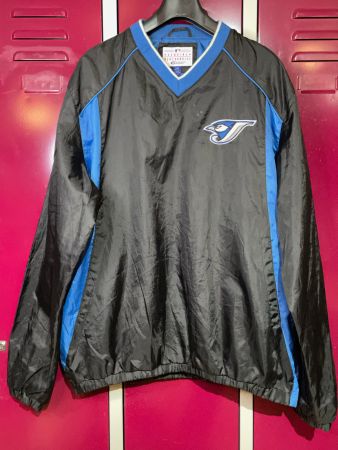 G-III SPORTS TORONTO BLUE JAYS PULLOVER JACKET SZ: L