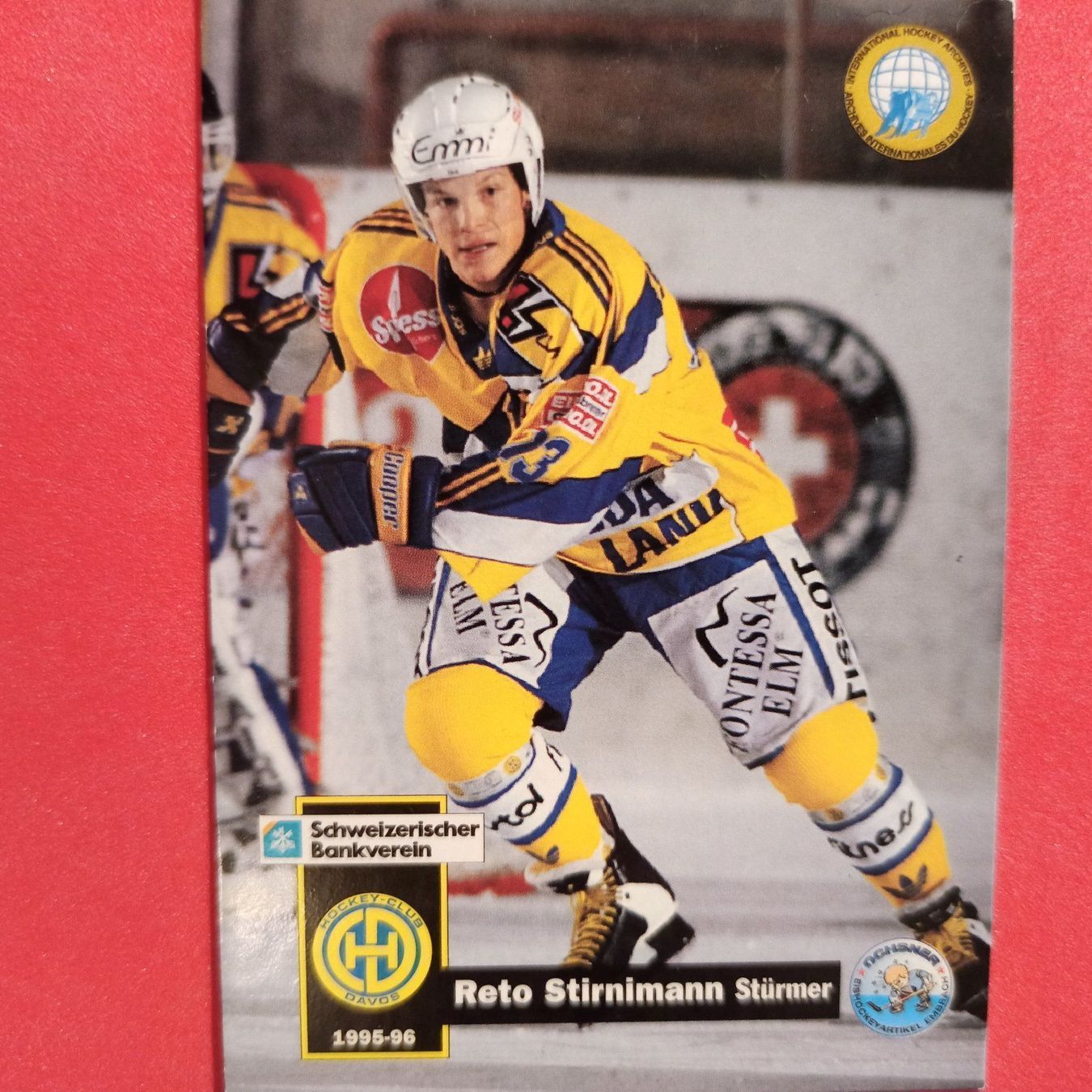 Carte collezionabili: Reto Stirnimann - HCD - 1995/96 – Usato da Dübendorf venduto da kb86_MOVIE
