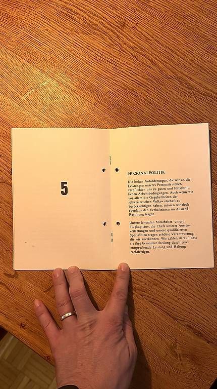 Libri: Die obersten Grundsätze der Swissair  – Usato da Langendorf venduto da donHolz 2