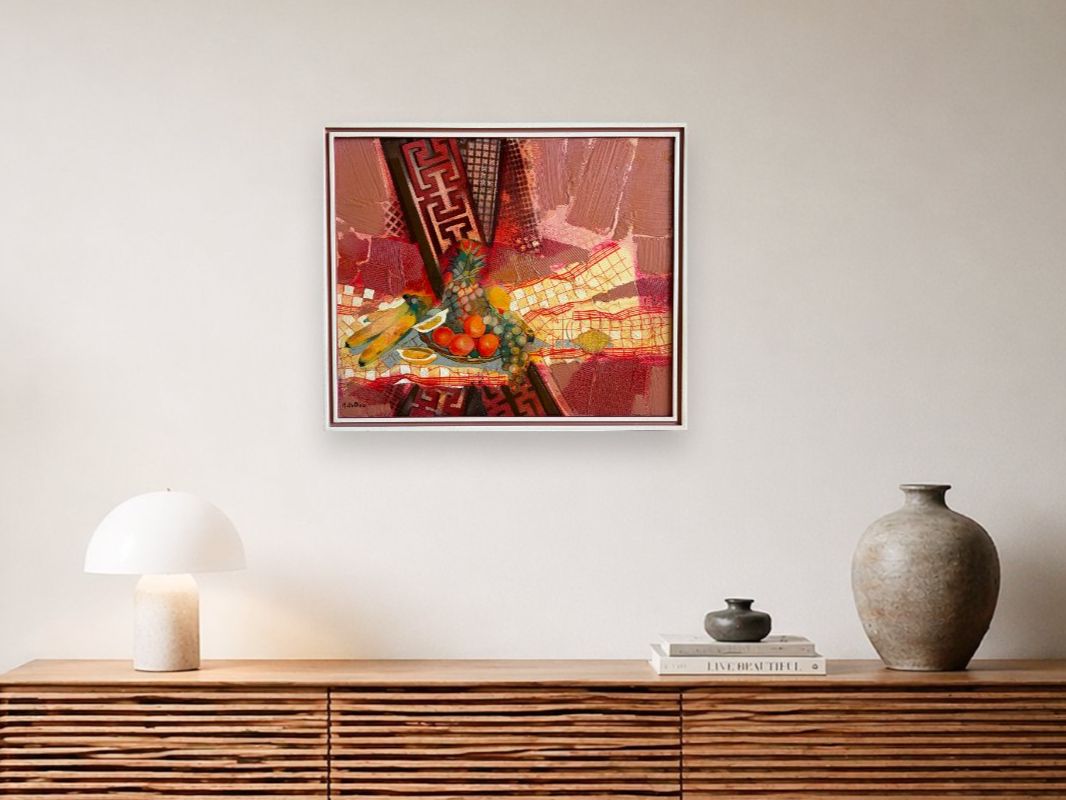 Dipinti: Dekoratives Bild in warmen Farben 59×70 cm – Usato da Boll venduto da NRie 7