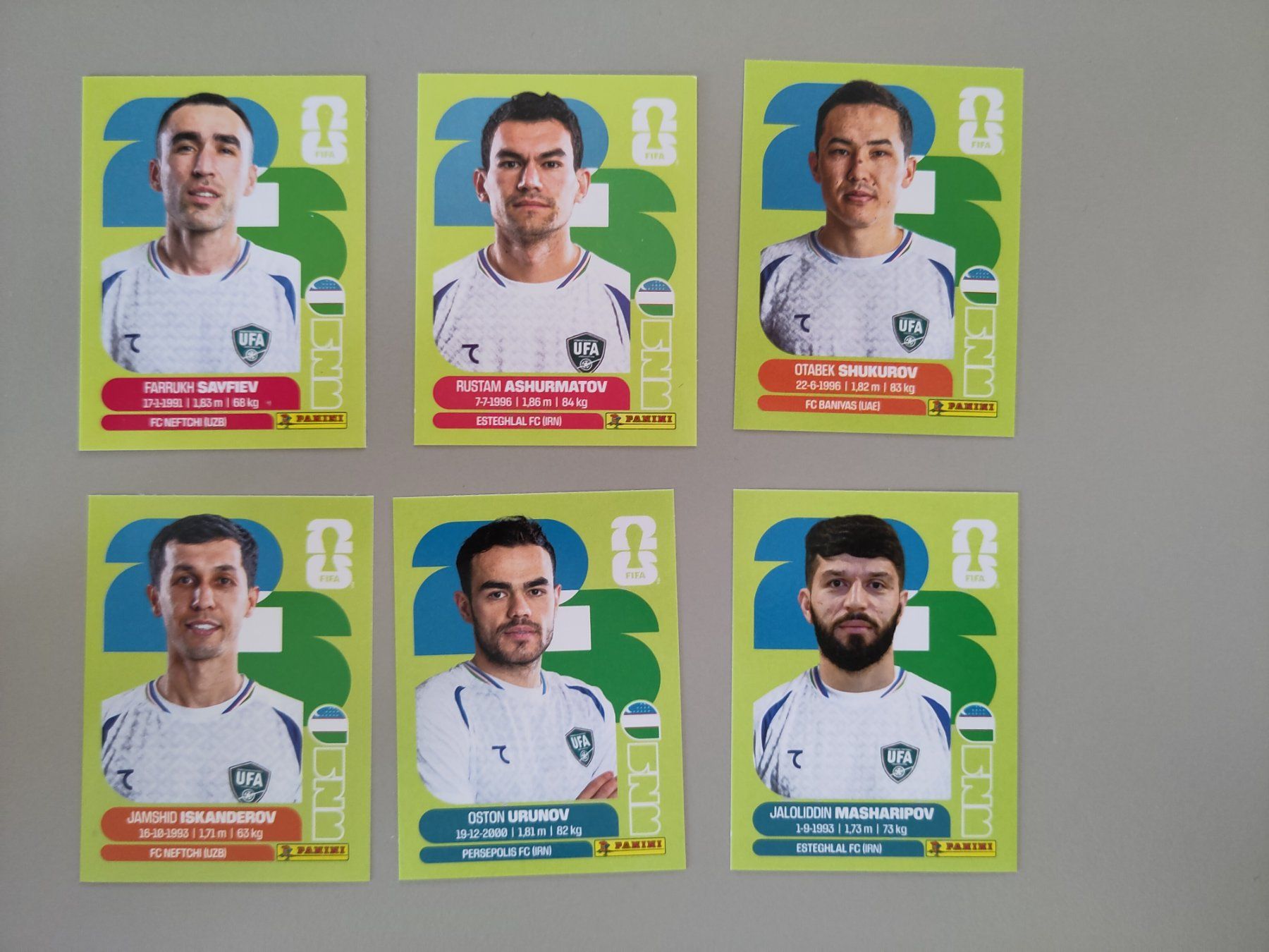 Panini Sammelbilder & Trading cards: FIFA Panini Uzbekistan (UZB) – Gebraucht aus Bern von gil_rkx8