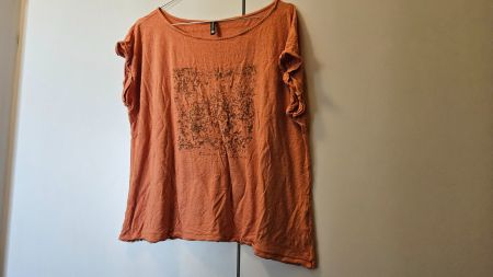 Maglietta viscosa arancione tg.L Chicorée