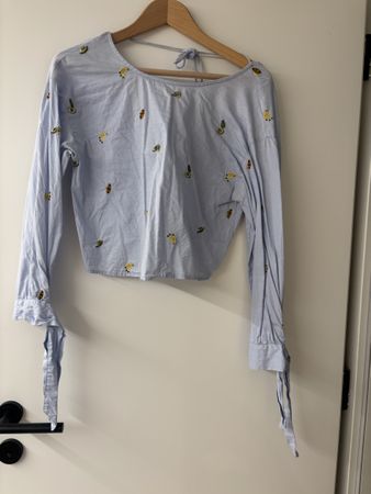 Bestickte Bluse von Zara