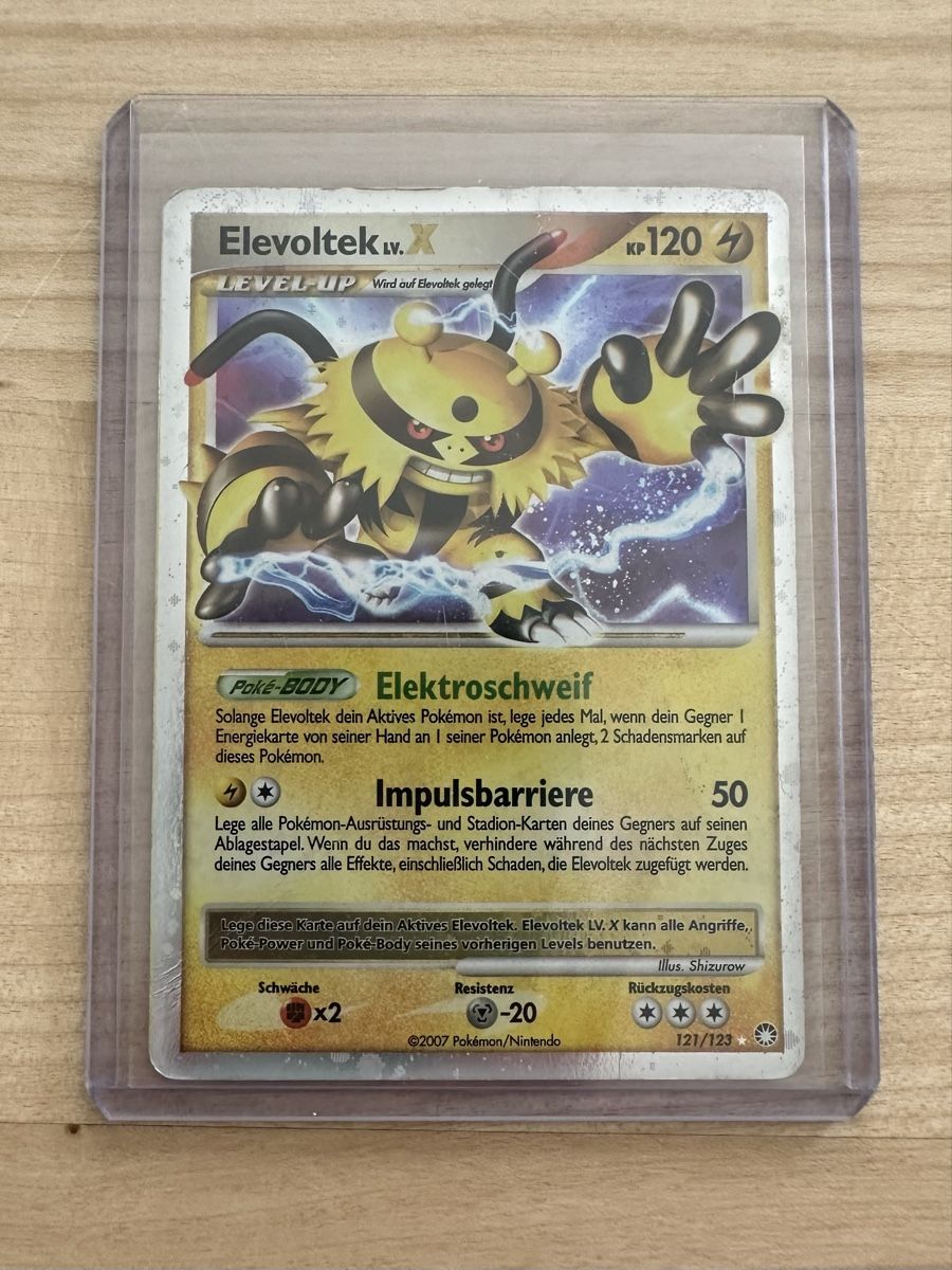 Pokémon Carte collezionabili: Pokémon Elevoltek LV.X – Usato da Winterthur venduto da Ginger2009