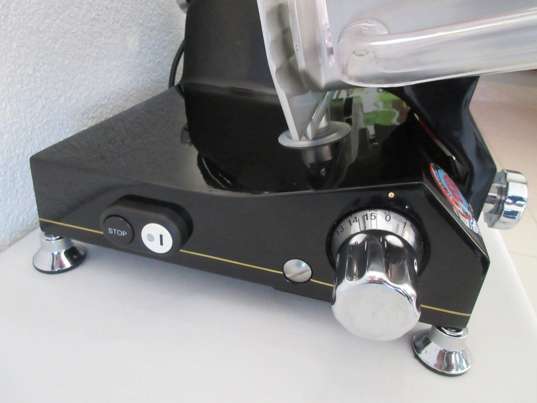 Elettrodomestici da cucina: Trancheuse / Affettatrice Mistro GS 220 Spécial CE Nera – Nuovo e nell'imballaggio originale da Pfaeffikon-ZH venduto da Alea6 3