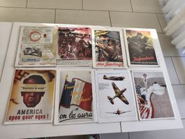 Lot de 24 magazines La Dernière Guerre occasion affiche a4