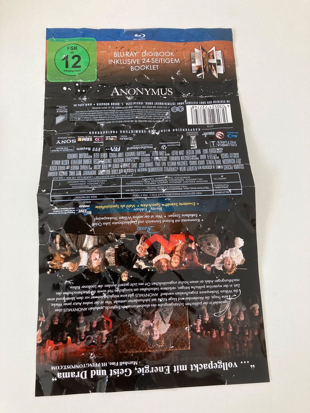 Alle DVDs: Anonymus - Blu-ray Digibook – Gebraucht aus Arbon von Sugofresser 3