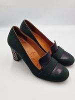 Original Chie Mihara Designer-Pumps in Dunkelgrün Grosse 39