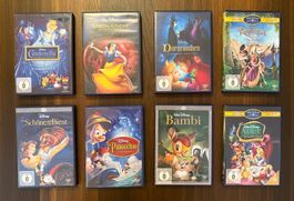 8 DVDs Walt Disney Kinderfilme