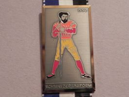 Medaille Schweiz Uniform Emmen 1985 Schützenfest Schiessen