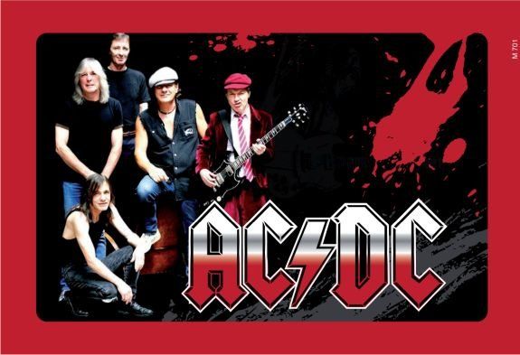 Schilder: Blechschild-AC/DC - ROT – Neu und originalverpackt aus Rupperswil von big-one-sale