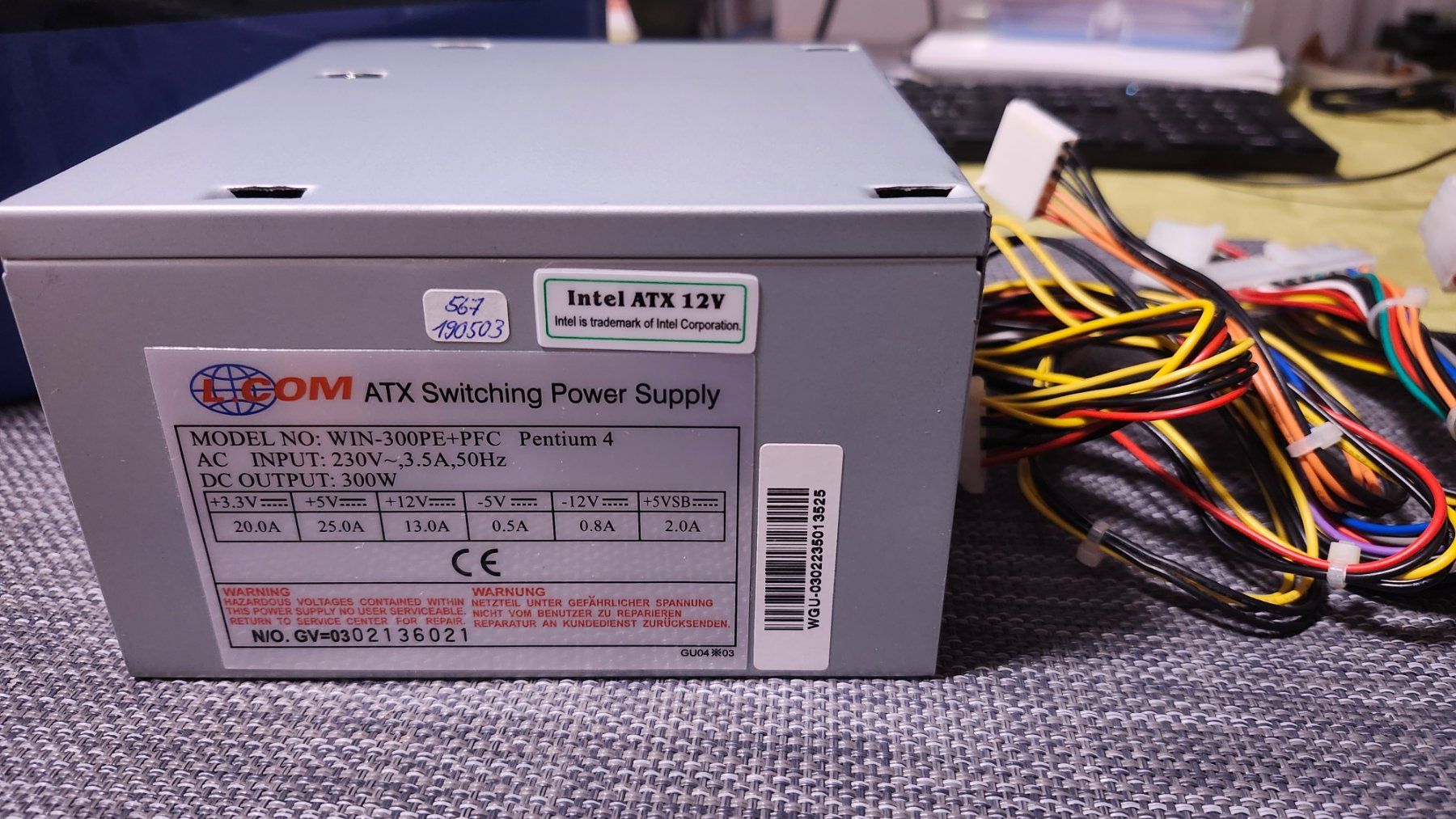 Componenti elettronici: L.COM ATX Netzteil, 300Watt, Pentium 4 – Usato da Brig venduto da Mike69 1