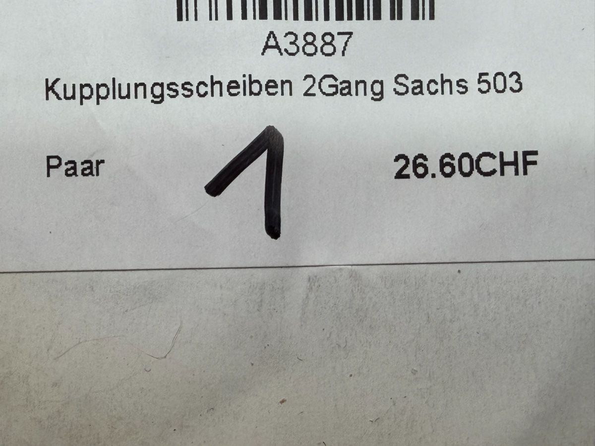 Sachs Parti ricambio per ciclomotori: Mofa Sachs 502,503 Kupplungsscheiben – Nuovo (secondo la descrizione) da Latterbach venduto da Bbutz98 1