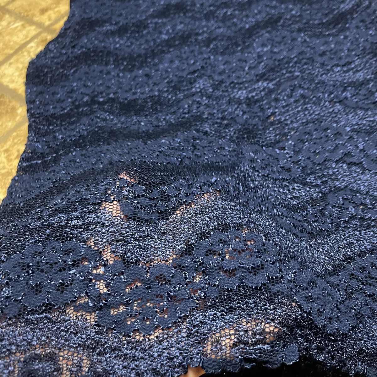 Tops: Trasparente Top blu elegante in pizzo, taglia S/M – Neu (gemäss Beschreibung) aus Gordevio von LanaZimm 4