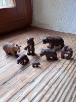 Brienzer Schnitzerei 7x Bärenfiguren