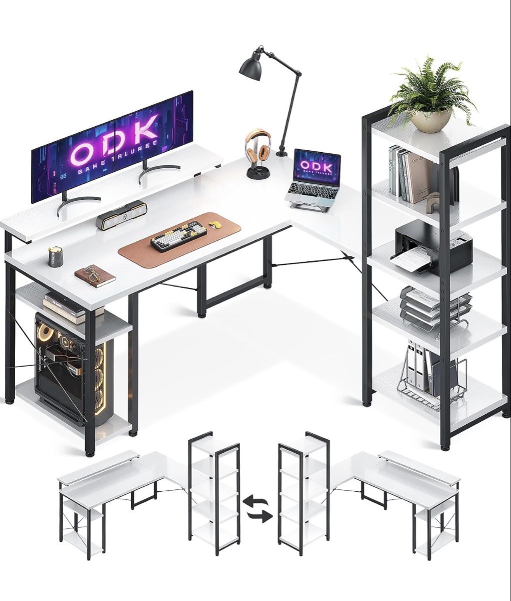 Bureaux: L-Schreibtisch mit Regal – D'occasion à Reinach BL par crazy_shirin 1