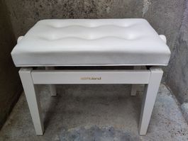 Roland Hocker weiss Pianohocker top Zustand