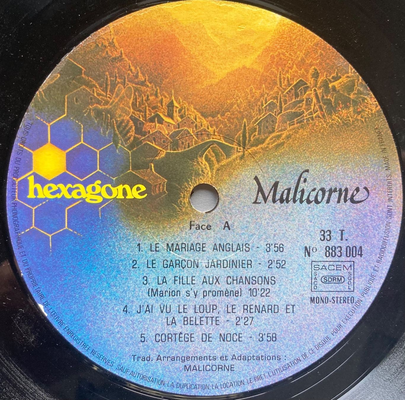 Schallplatten: MALICORNE - MALICORNE – Gebraucht aus Poliez-Pittet von Newtown-Records 3