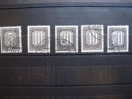 DDR 1956 Dienstmarken ZKD gest.